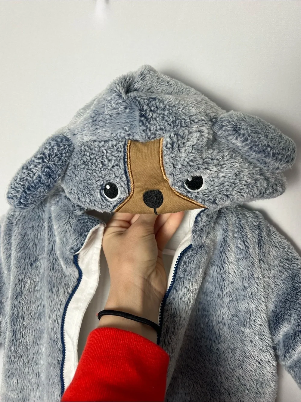 Koala Baby 1 Piece Fleece Jumper Winter Bunting Suit Blue 6-9 Months